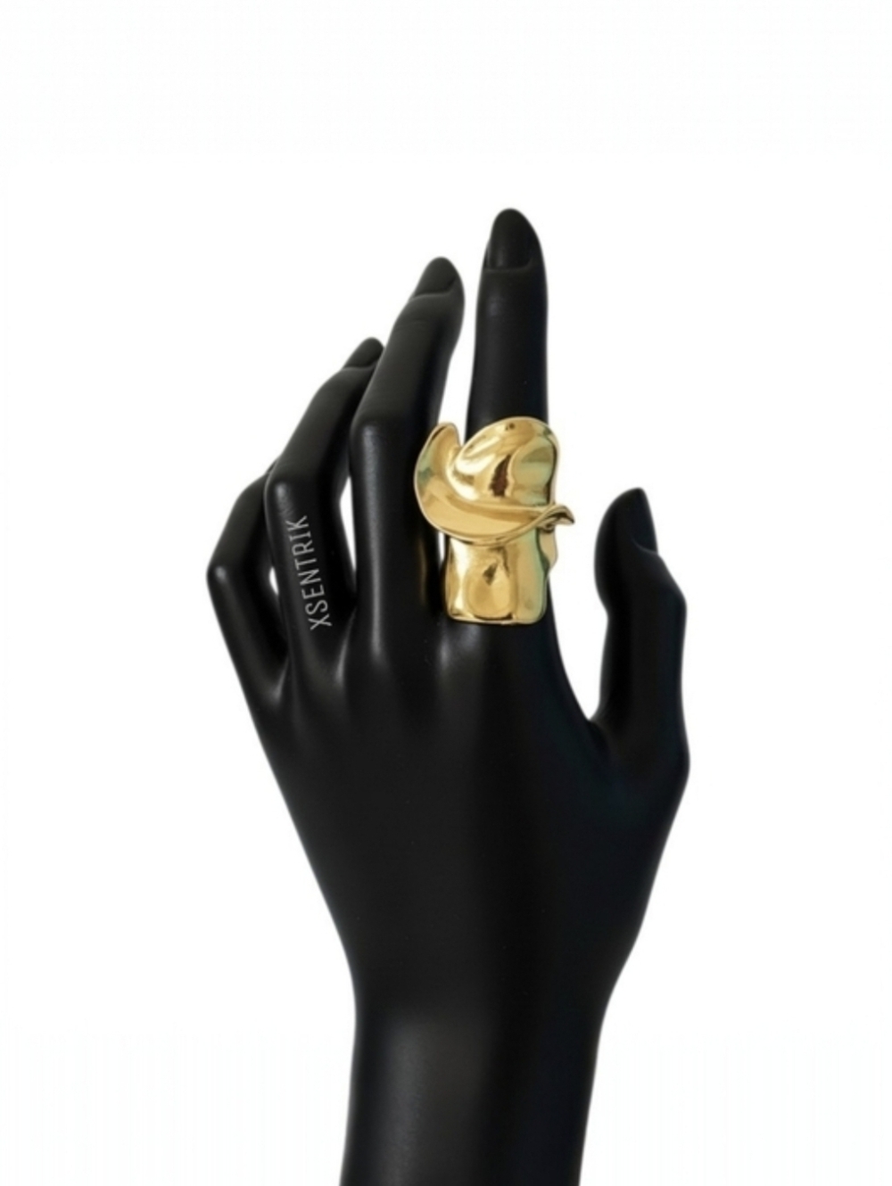 Lasso Bold Irregular Metal Ringz▪︎Gold